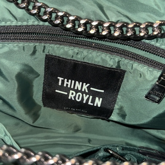 Think Royin Genevieve Lady Shoulder Bag Pearl Emerald Bag - Picture 7 of 9